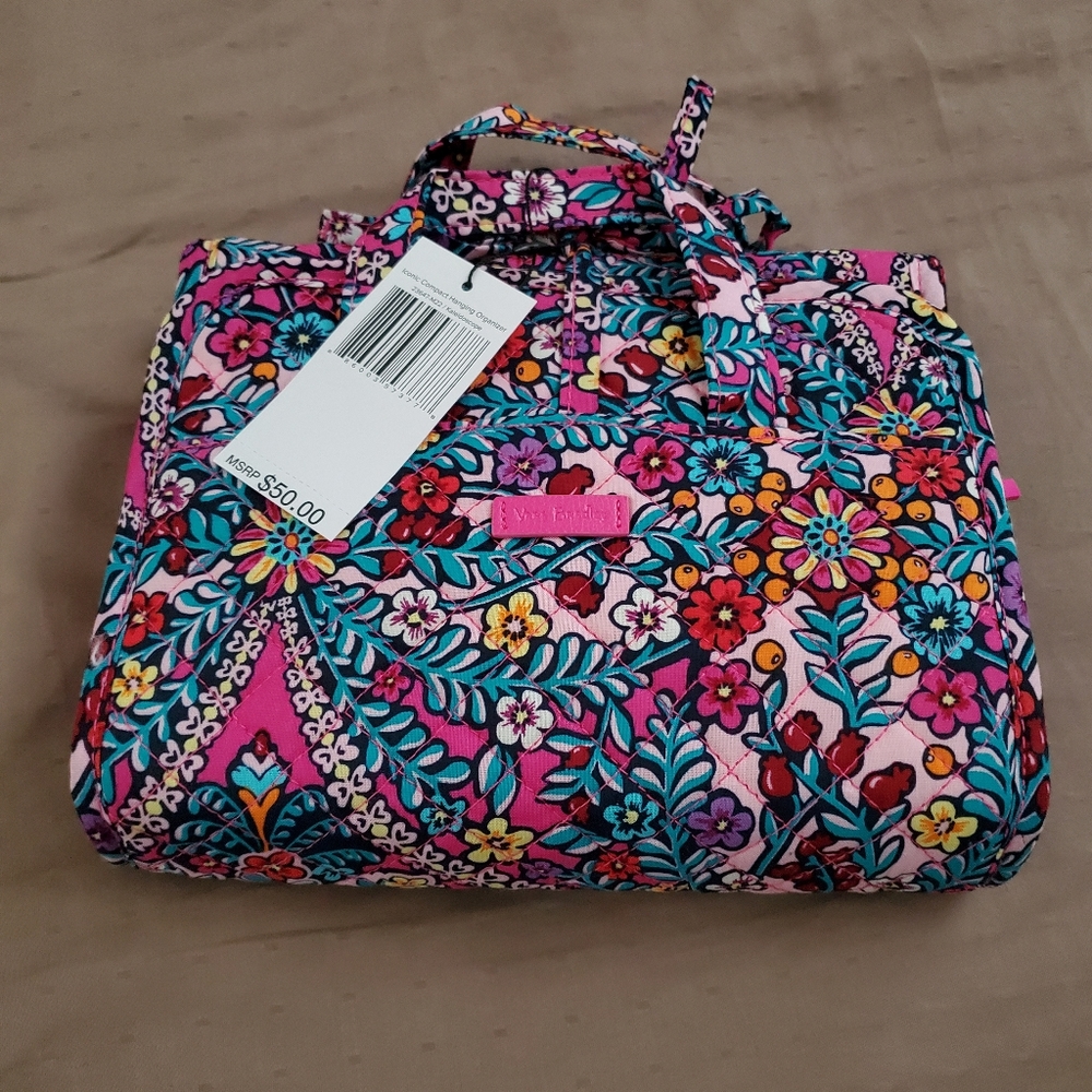 Vera Bradley Iconic Compact Hanging Organizer
